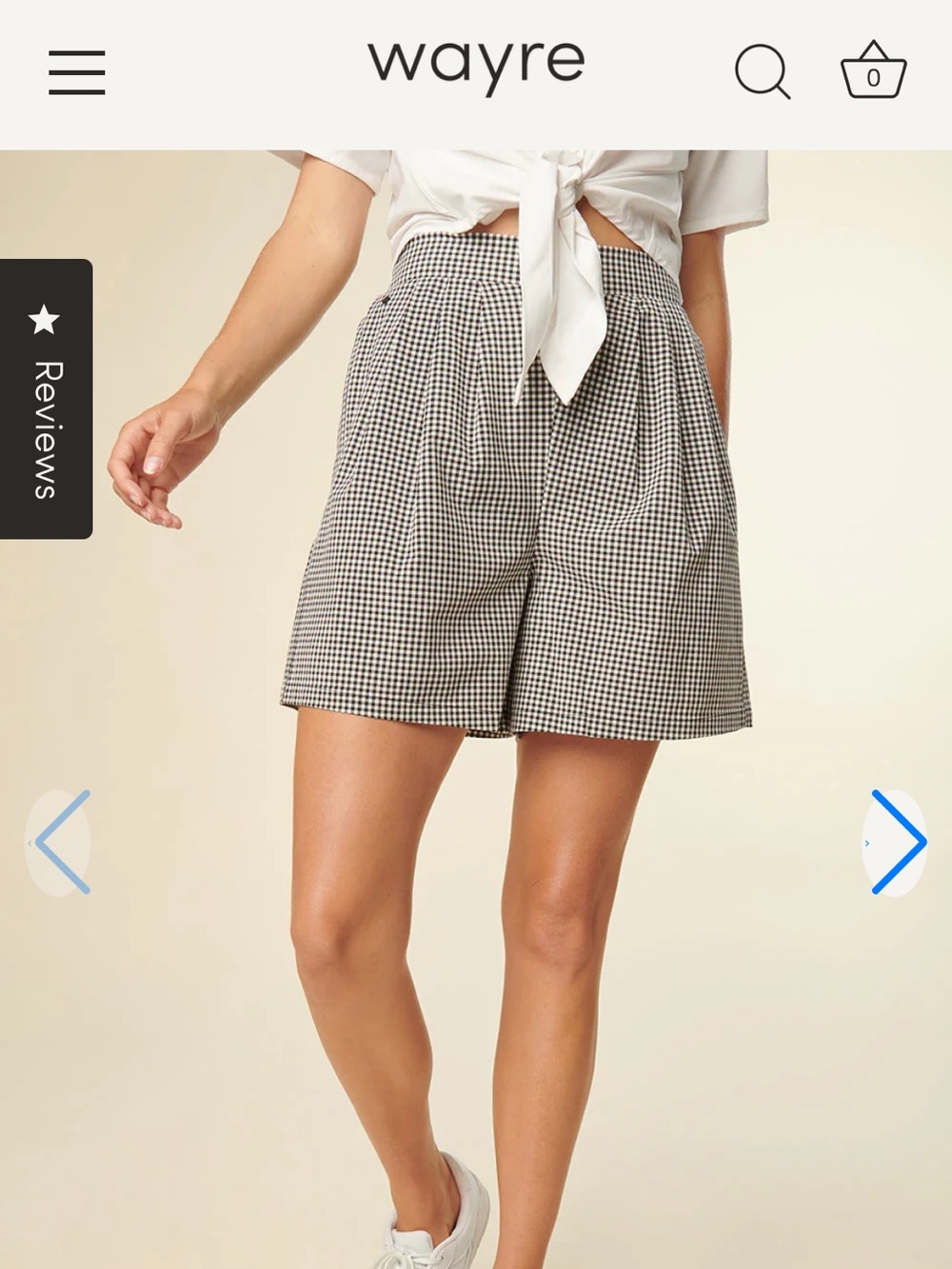 Wayre pocket travel shorts and crop top